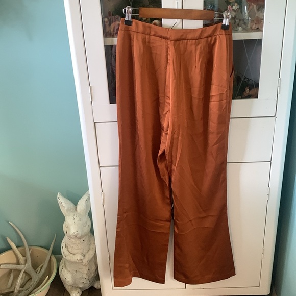 Skies Are Blue sz XS Suit Set Blazer Pants NWT Satiny look - Picture 14 of 15